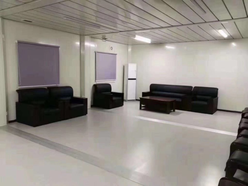 建工集團亦莊項目打包箱會議室